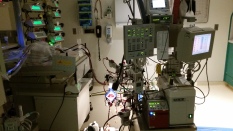 Front of the ECMO machine
