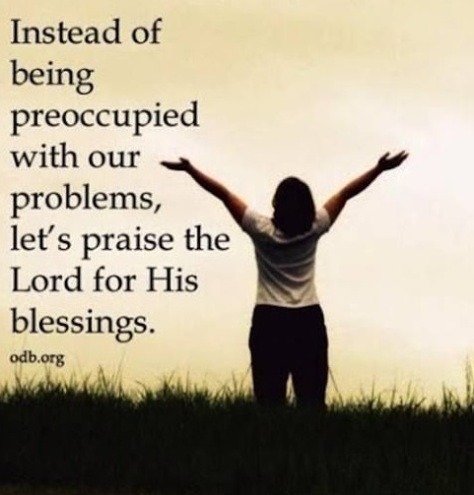 Praise for his blessings